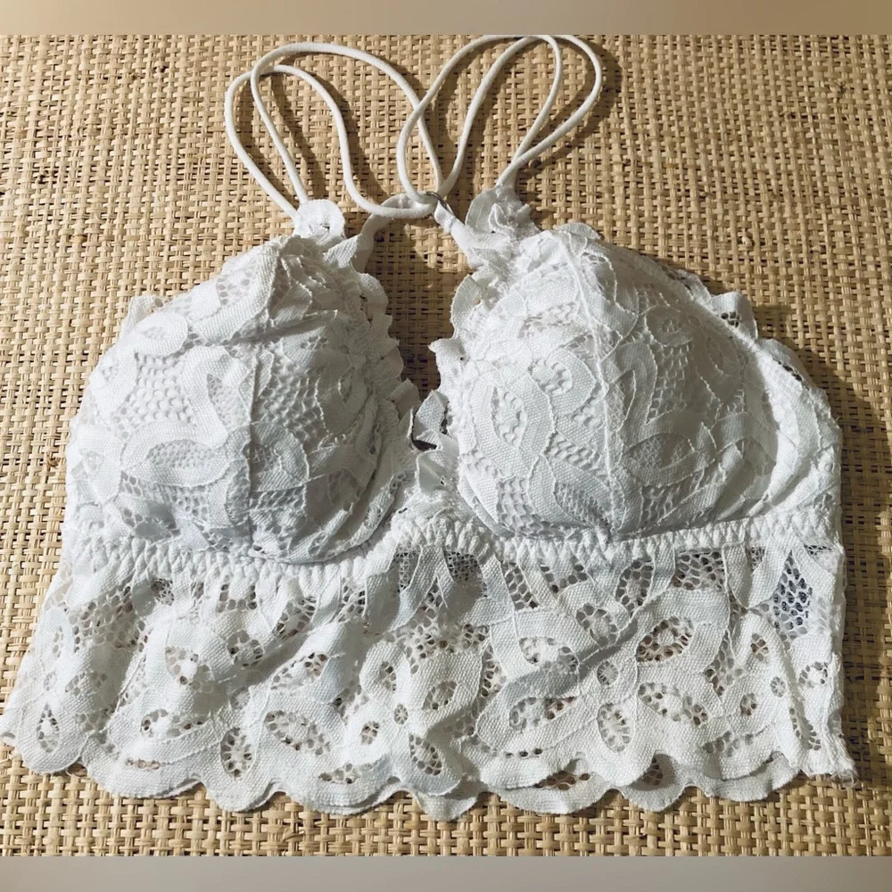 Love Tree White Lace Bralette